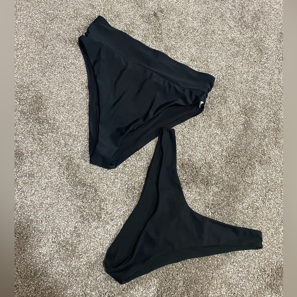 Large Lot of 2 Aerie Swim Bottoms // High waisted black Aerie swim bottoms